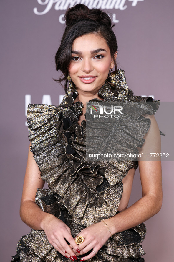 Paulina Chavez arrives at the Los Angeles Premiere Of Paramount+'s Original Series 'Landman' Season 1 held at the Paramount Theatre at Param...