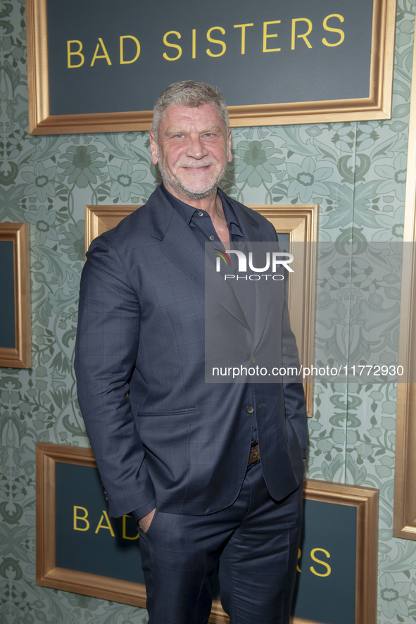 Johann Knobel attends the Apple TV+ ''Bad Sisters'' Season 2 premiere at Metrograph in New York, USA, on November 12, 2024. 