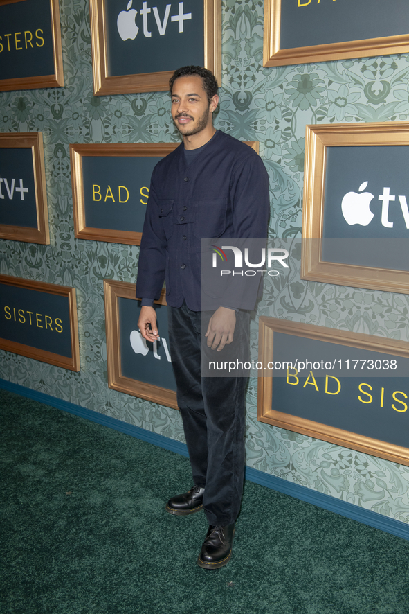 Daryl McCormack attends the Apple TV+ ''Bad Sisters'' Season 2 premiere at Metrograph in New York, New York, USA, on November 12, 2024. 