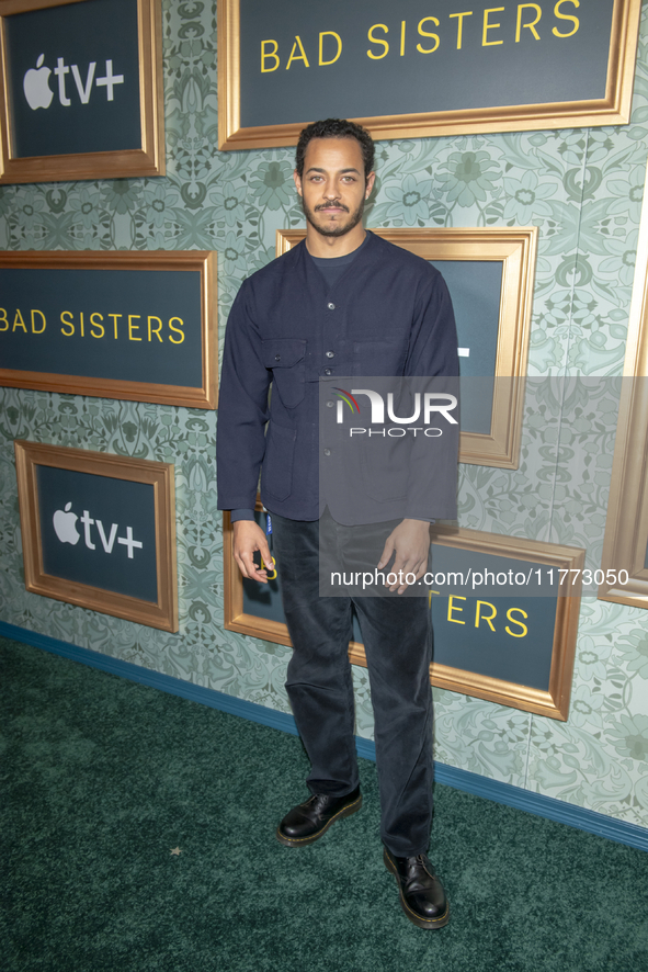 Daryl McCormack attends the Apple TV+ ''Bad Sisters'' Season 2 premiere at Metrograph in New York, New York, USA, on November 12, 2024. 