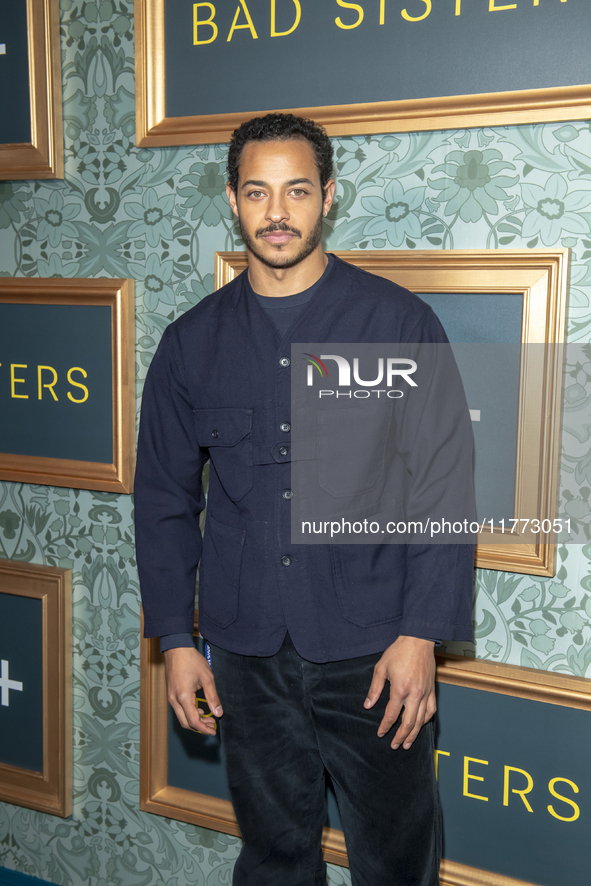 Daryl McCormack attends the Apple TV+ ''Bad Sisters'' Season 2 premiere at Metrograph in New York, New York, USA, on November 12, 2024. 