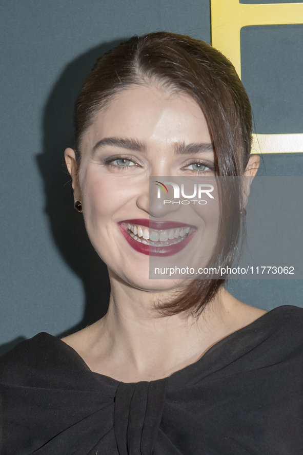 Eve Hewson attends the Apple TV+ ''Bad Sisters'' Season 2 premiere at Metrograph in New York, USA, on November 12, 2024. 