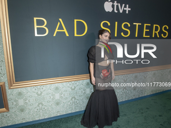 Eve Hewson attends the Apple TV+ ''Bad Sisters'' Season 2 premiere at Metrograph in New York, USA, on November 12, 2024. (