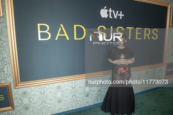 Eve Hewson attends the Apple TV+ ''Bad Sisters'' Season 2 premiere at Metrograph in New York, USA, on November 12, 2024. 