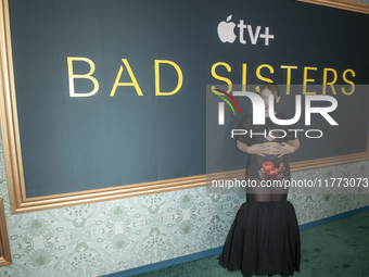 Eve Hewson attends the Apple TV+ ''Bad Sisters'' Season 2 premiere at Metrograph in New York, USA, on November 12, 2024. (