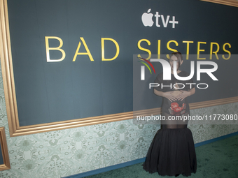 Eve Hewson attends the Apple TV+ ''Bad Sisters'' Season 2 premiere at Metrograph in New York, USA, on November 12, 2024. (