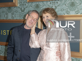 Michael Smiley and Fiona Shaw attend the Apple TV+ ''Bad Sisters'' Season 2 premiere at Metrograph in New York City, USA, on November 12, 20...