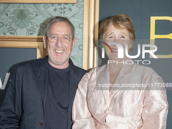 Michael Smiley and Fiona Shaw attend the Apple TV+ ''Bad Sisters'' Season 2 premiere at Metrograph in New York City, USA, on November 12, 20...