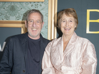 Michael Smiley and Fiona Shaw attend the Apple TV+ ''Bad Sisters'' Season 2 premiere at Metrograph in New York City, USA, on November 12, 20...