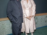 Michael Smiley and Fiona Shaw attend the Apple TV+ ''Bad Sisters'' Season 2 premiere at Metrograph in New York City, USA, on November 12, 20...