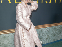 Fiona Shaw attends the Apple TV+ ''Bad Sisters'' Season 2 premiere at Metrograph in New York, USA, on November 12, 2024. (