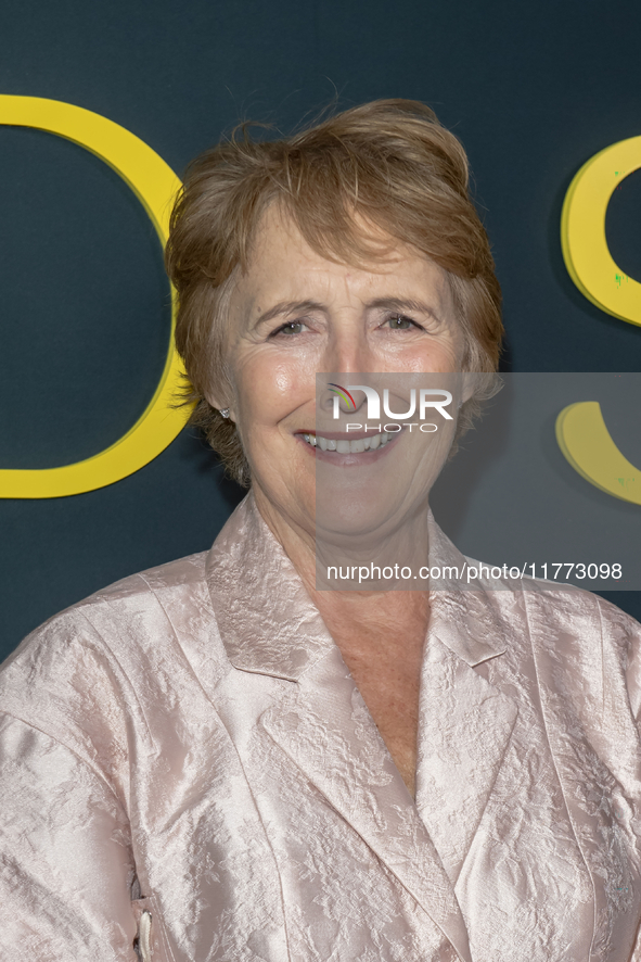 Fiona Shaw attends the Apple TV+ ''Bad Sisters'' Season 2 premiere at Metrograph in New York, USA, on November 12, 2024. 