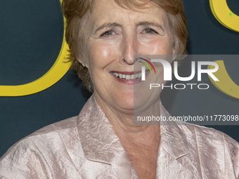 Fiona Shaw attends the Apple TV+ ''Bad Sisters'' Season 2 premiere at Metrograph in New York, USA, on November 12, 2024. (