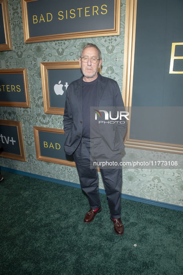 Michael Smiley attends the Apple TV+ ''Bad Sisters'' Season 2 premiere at Metrograph in New York, USA, on November 12, 2024. 