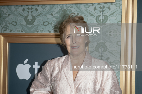 Fiona Shaw attends the Apple TV+ ''Bad Sisters'' Season 2 premiere at Metrograph in New York, USA, on November 12, 2024. 