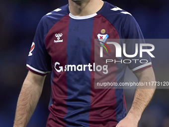 Xeber Alkain of SD Eibar looks on during the LaLiga Hypermotion match between RC Deportivo de La Coruna and SD Eibar at Abanca Riazor Stadiu...