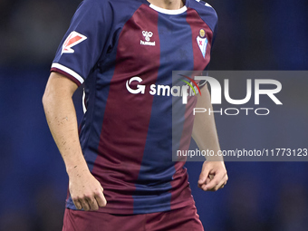 Ander Madariaga of SD Eibar looks on during the LaLiga Hypermotion match between RC Deportivo de La Coruna and SD Eibar at Abanca Riazor Sta...