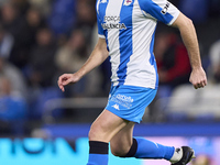 Pablo Vazquez of RC Deportivo de La Coruna is in action during the LaLiga Hypermotion match between RC Deportivo de La Coruna and SD Eibar a...