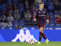 Jose Corpas of SD Eibar is in action during the LaLiga Hypermotion match between RC Deportivo de La Coruna and SD Eibar at Abanca Riazor Sta...