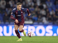 Jose Corpas of SD Eibar is in action during the LaLiga Hypermotion match between RC Deportivo de La Coruna and SD Eibar at Abanca Riazor Sta...