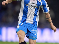 Mario Soriano of RC Deportivo de La Coruna plays during the LaLiga Hypermotion match between RC Deportivo de La Coruna and SD Eibar at Abanc...