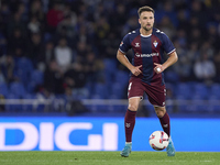 Alvaro Carrillo of SD Eibar is in action during the LaLiga Hypermotion match between RC Deportivo de La Coruna and SD Eibar at Abanca Riazor...