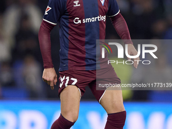 Jose Corpas of SD Eibar is in action during the LaLiga Hypermotion match between RC Deportivo de La Coruna and SD Eibar at Abanca Riazor Sta...