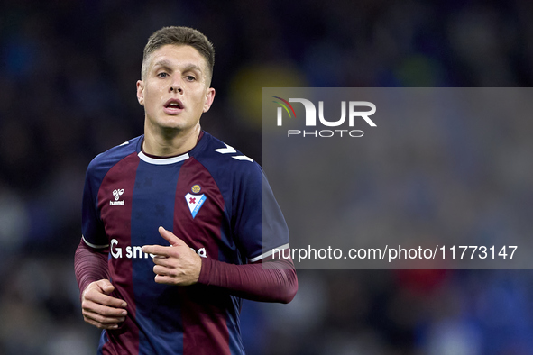 Jose Corpas of SD Eibar looks on during the LaLiga Hypermotion match between RC Deportivo de La Coruna and SD Eibar at Abanca Riazor Stadium...