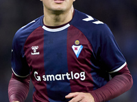 Jose Corpas of SD Eibar looks on during the LaLiga Hypermotion match between RC Deportivo de La Coruna and SD Eibar at Abanca Riazor Stadium...