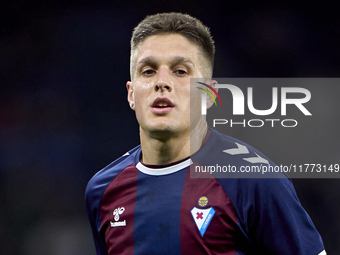 Jose Corpas of SD Eibar looks on during the LaLiga Hypermotion match between RC Deportivo de La Coruna and SD Eibar at Abanca Riazor Stadium...