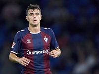 Ander Madariaga of SD Eibar reacts during the LaLiga Hypermotion match between RC Deportivo de La Coruna and SD Eibar at Abanca Riazor Stadi...