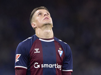 Jose Corpas of SD Eibar reacts during the LaLiga Hypermotion match between RC Deportivo de La Coruna and SD Eibar at Abanca Riazor Stadium i...