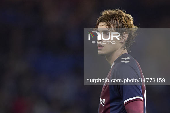 Jorge Pascual of SD Eibar looks on during the LaLiga Hypermotion match between RC Deportivo de La Coruna and SD Eibar at Abanca Riazor Stadi...