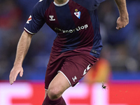 Xeber Alkain of SD Eibar is in action during the LaLiga Hypermotion match between RC Deportivo de La Coruna and SD Eibar at Abanca Riazor St...