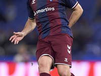 Xeber Alkain of SD Eibar is in action during the LaLiga Hypermotion match between RC Deportivo de La Coruna and SD Eibar at Abanca Riazor St...