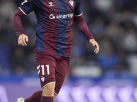 Jorge Pascual of SD Eibar plays during the LaLiga Hypermotion match between RC Deportivo de La Coruna and SD Eibar at Abanca Riazor Stadium...