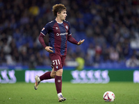 Jorge Pascual of SD Eibar is in action during the LaLiga Hypermotion match between RC Deportivo de La Coruna and SD Eibar at Abanca Riazor S...