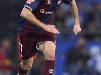 Xeber Alkain of SD Eibar is in action during the LaLiga Hypermotion match between RC Deportivo de La Coruna and SD Eibar at Abanca Riazor St...