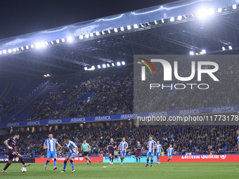 Antonio Puertas of SD Eibar is in action during the LaLiga Hypermotion match between RC Deportivo de La Coruna and SD Eibar at Abanca Riazor...