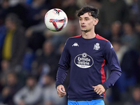 Charlie Patino of RC Deportivo de La Coruna warms up during the LaLiga Hypermotion match between RC Deportivo de La Coruna and SD Eibar at A...