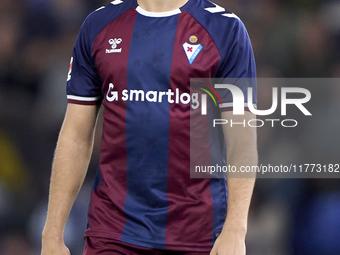 Alvaro Carrillo of SD Eibar looks on during the LaLiga Hypermotion match between RC Deportivo de La Coruna and SD Eibar at Abanca Riazor Sta...