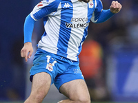 David Mella of RC Deportivo de La Coruna plays during the LaLiga Hypermotion match between RC Deportivo de La Coruna and SD Eibar at Abanca...