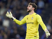 Jonmi Magumagoitia of SD Eibar reacts during the LaLiga Hypermotion match between RC Deportivo de La Coruna and SD Eibar at Abanca Riazor St...