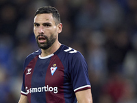 Antonio Puertas of SD Eibar looks on during the LaLiga Hypermotion match between RC Deportivo de La Coruna and SD Eibar at Abanca Riazor Sta...