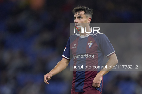 Ander Madariaga of SD Eibar looks on during the LaLiga Hypermotion match between RC Deportivo de La Coruna and SD Eibar at Abanca Riazor Sta...