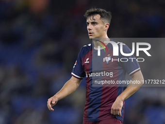 Ander Madariaga of SD Eibar looks on during the LaLiga Hypermotion match between RC Deportivo de La Coruna and SD Eibar at Abanca Riazor Sta...