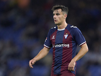 Ander Madariaga of SD Eibar looks on during the LaLiga Hypermotion match between RC Deportivo de La Coruna and SD Eibar at Abanca Riazor Sta...