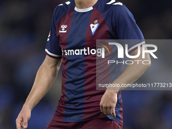 Ander Madariaga of SD Eibar looks on during the LaLiga Hypermotion match between RC Deportivo de La Coruna and SD Eibar at Abanca Riazor Sta...