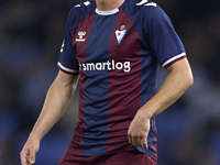 Ander Madariaga of SD Eibar looks on during the LaLiga Hypermotion match between RC Deportivo de La Coruna and SD Eibar at Abanca Riazor Sta...