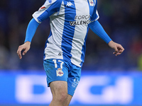 David Mella of RC Deportivo de La Coruna plays during the LaLiga Hypermotion match between RC Deportivo de La Coruna and SD Eibar at Abanca...